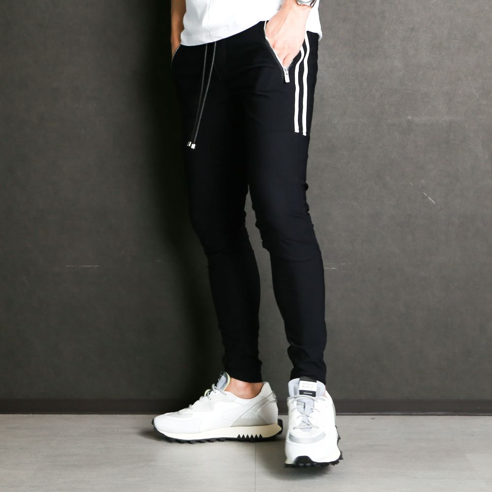 RESOUND CLOTHING - Johnson LINE NYLON PT / ナイロンイージーパンツ