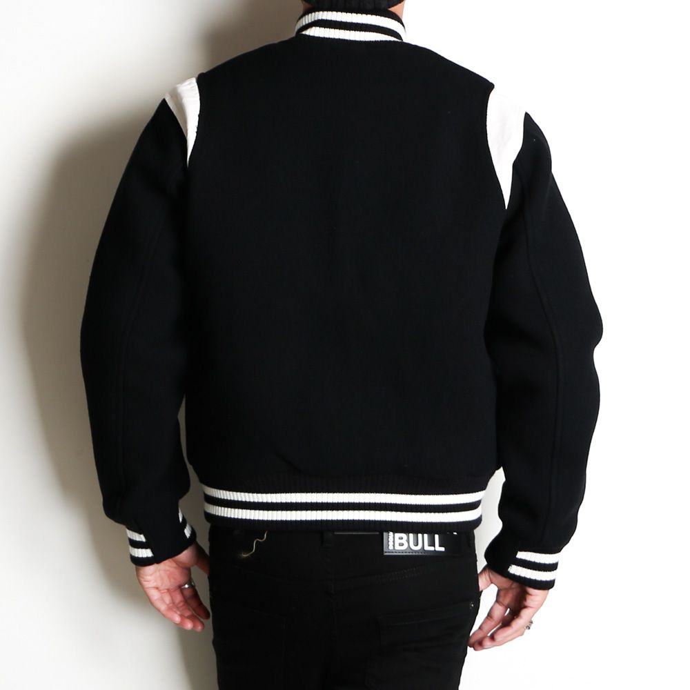 MINEDENIM - Wool Meiton & Leather Studium Jamper / 2310-9004