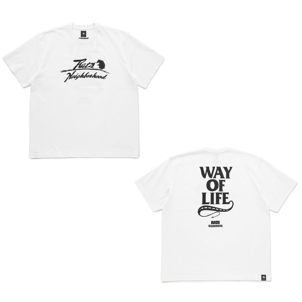 RATS - 20th RATS × NEIGHBORHOOD / S/S TEE - WHITE / Tシャツ / 25