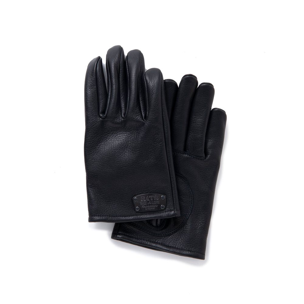 RATS - LEATHER GLOVE - BLACK / レザーグローブ / 24'RA-0417