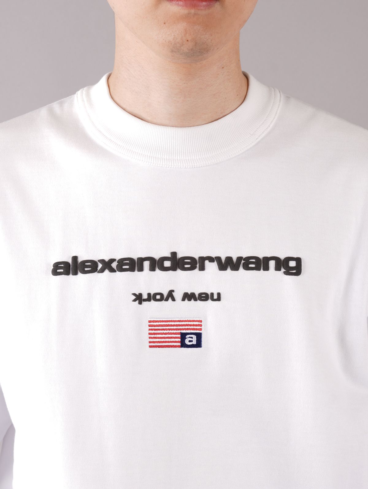 alexander wang アレキサンダーワン ロゴ ロンT 長袖Tシャツ