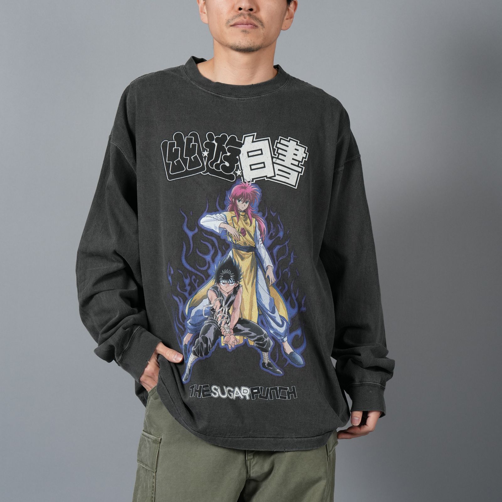 SUGAR PUNCH 幽遊白書 コラボ ヴィンテージ ロンT アニメ マンガ ザ