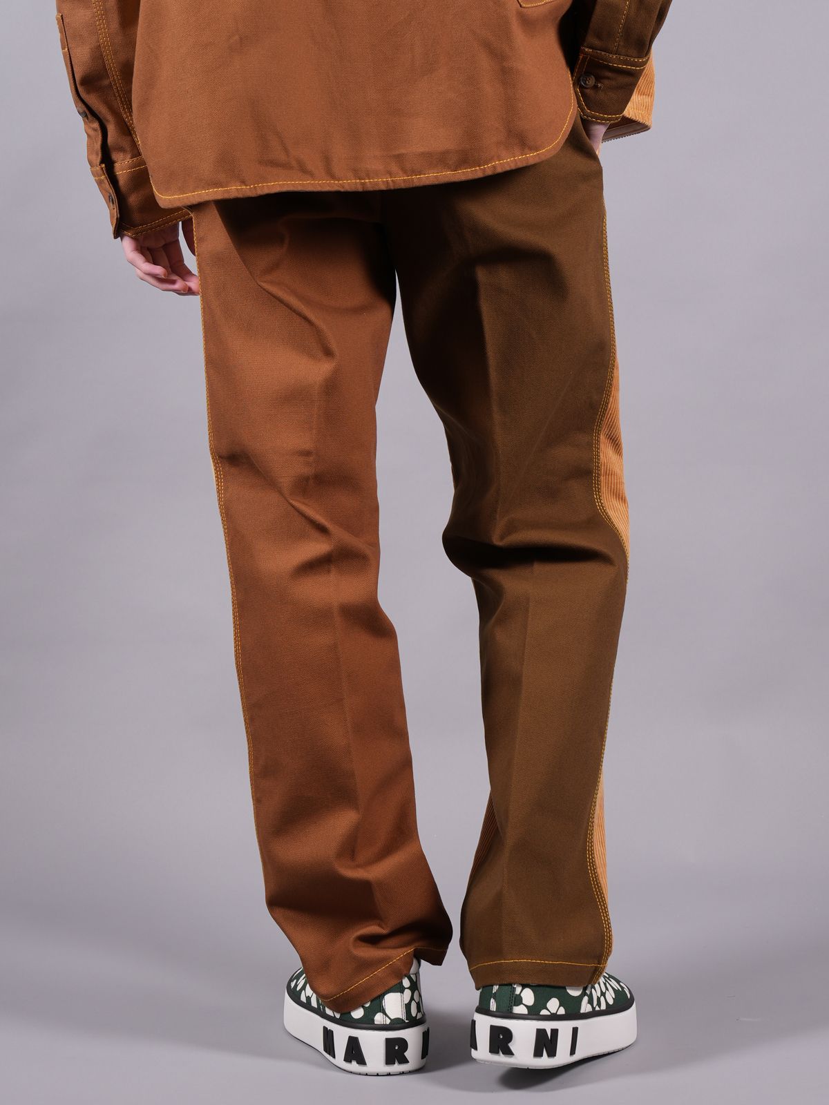 MARNI - 【ラスト1点】MARNI X CARHARTT WIP - BROWN COLOUR-BLOCK