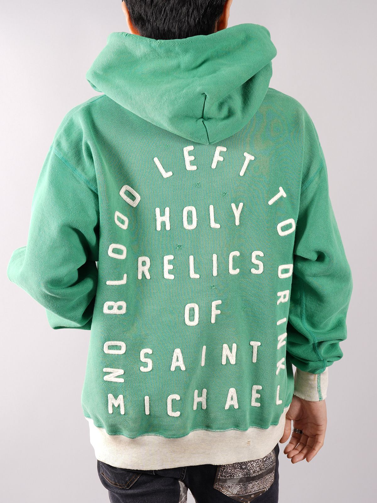 SAINT M×××××× - ラスト1点 / SM-S22-0000-041 / HOODIE / FELT