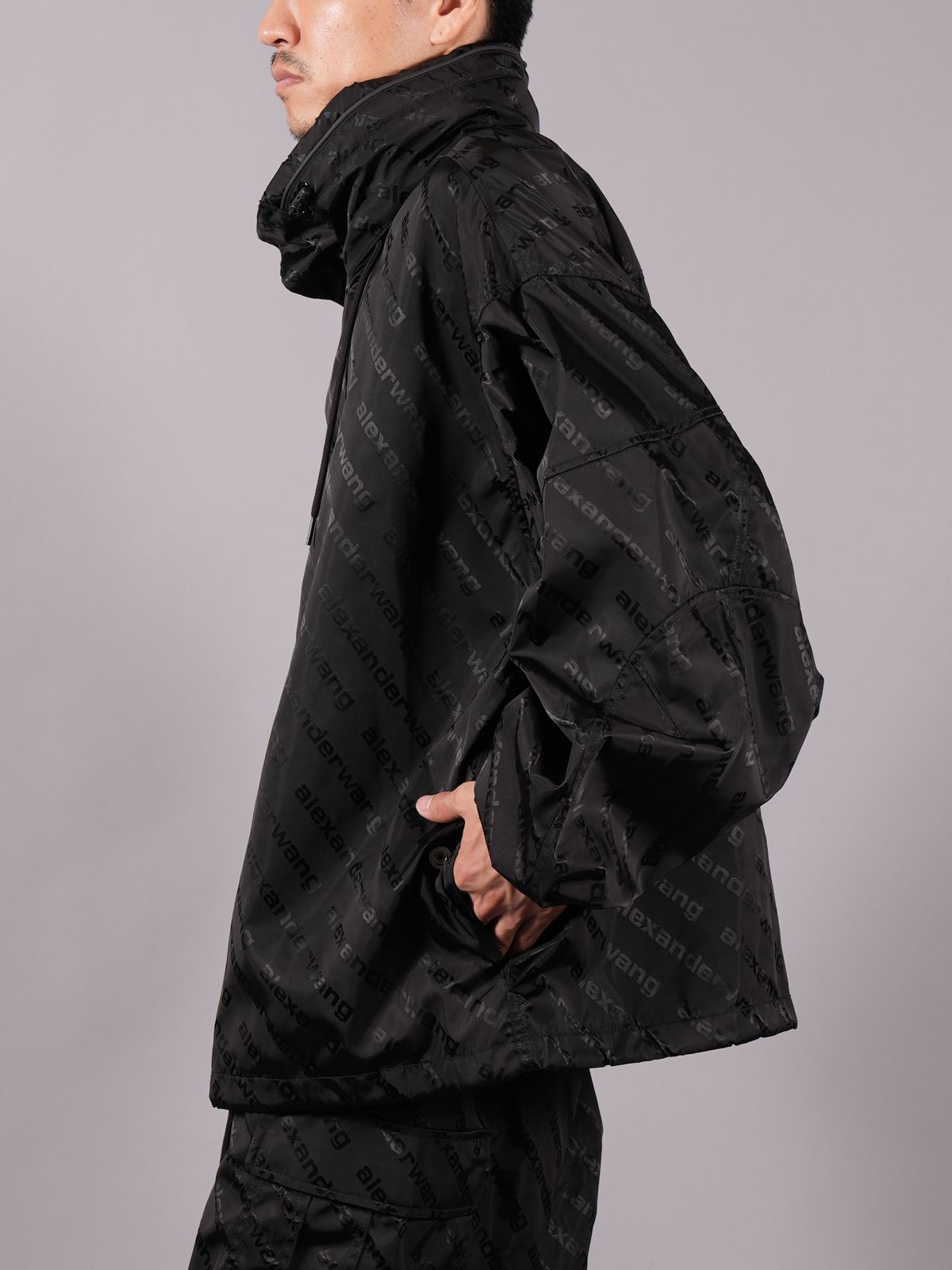 alexander wang - 【ラスト1点】 HALF ZIP TRACK JACKET IN JACQUARD