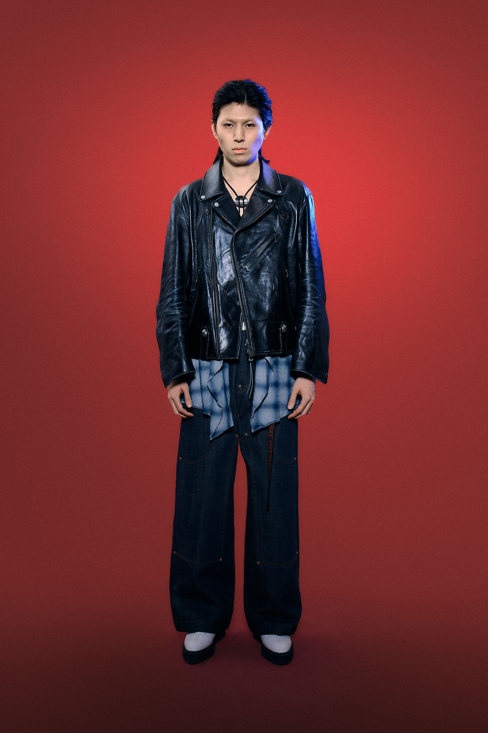 Azuma - × BLACKMEANS LINING HANGED RIDERS JACKET / ダブル