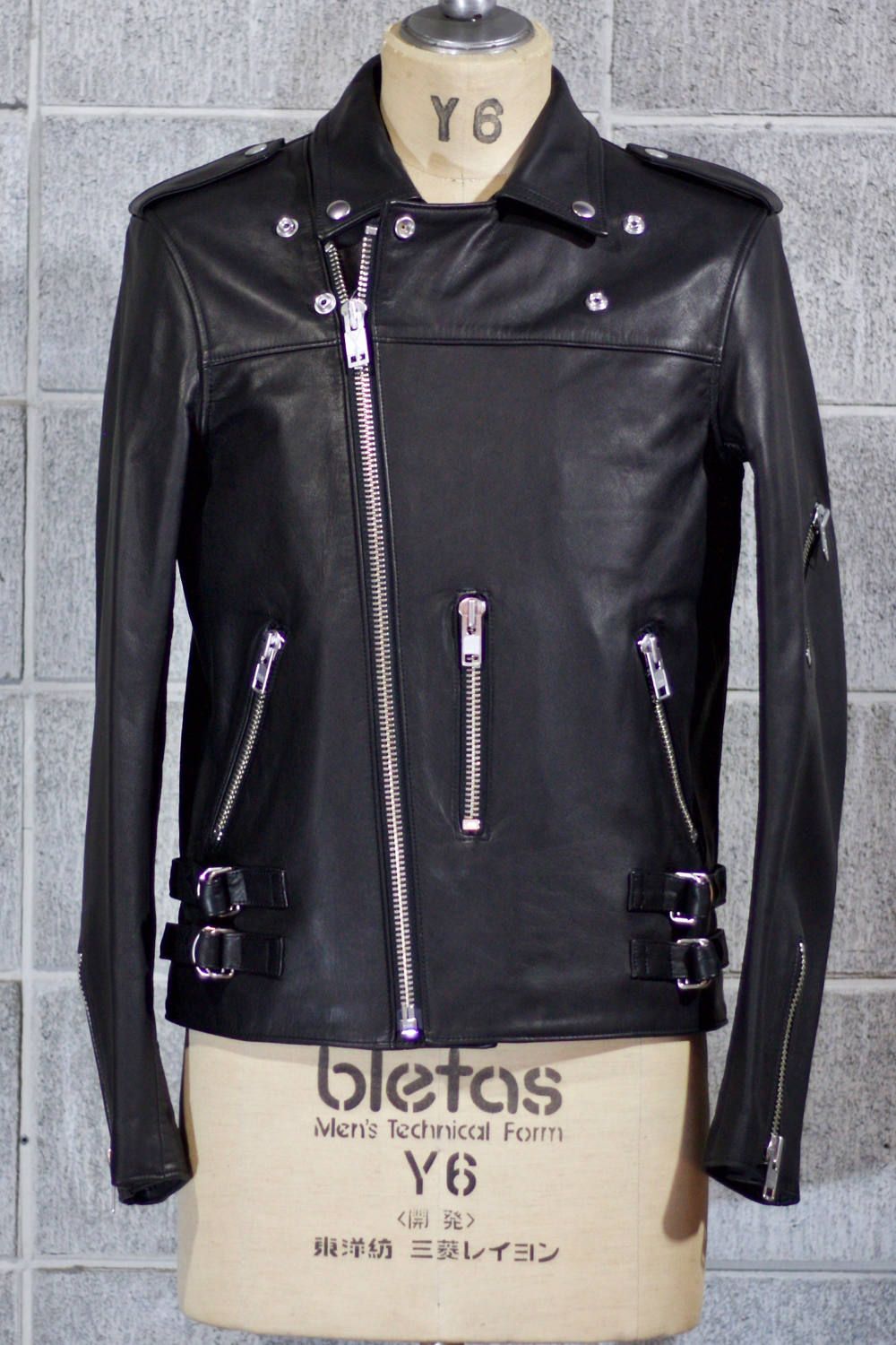 blackmeans - 945-77GJ07-5 / ダブル ライダース (カウレザー