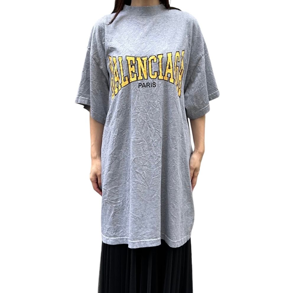 BALENCIAGA - ロゴ Tシャツ オーバーサイズ / グレー / ユニセックス