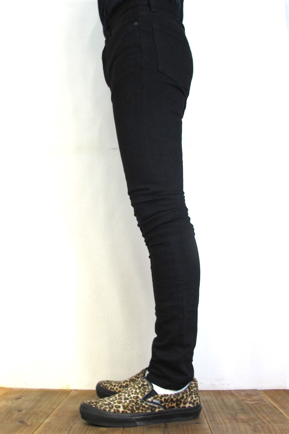 MINEDENIM - S.Slim STR 5pocket OWS (BLACK) / スーパースリム ワン