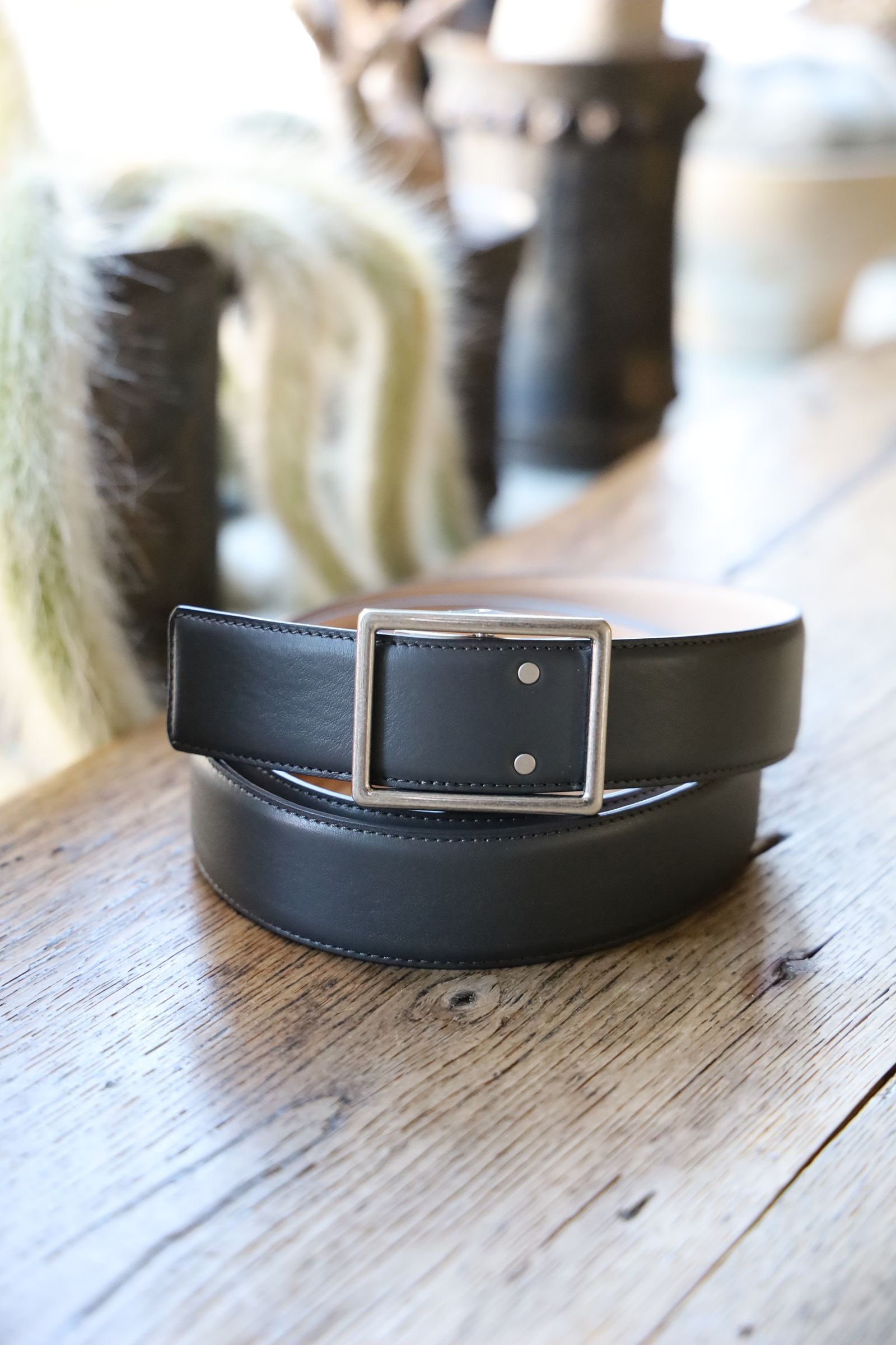 Graphpaper - グラフペーパー Holeless Leather Classic Belt(GU251
