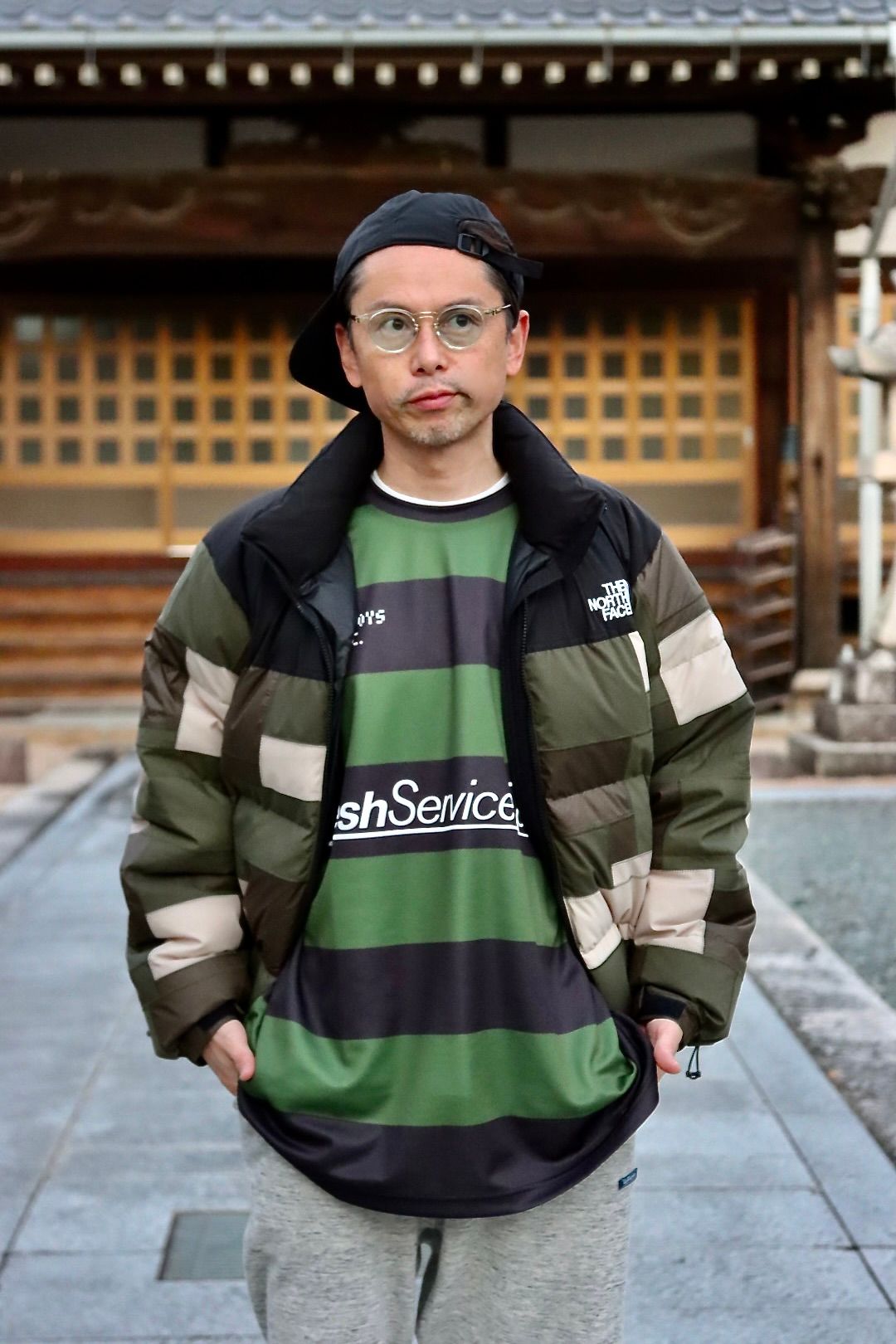 eYe JUNYA WATANABE MAN × THE NORTH FACE WネームNUPTSE JACKET