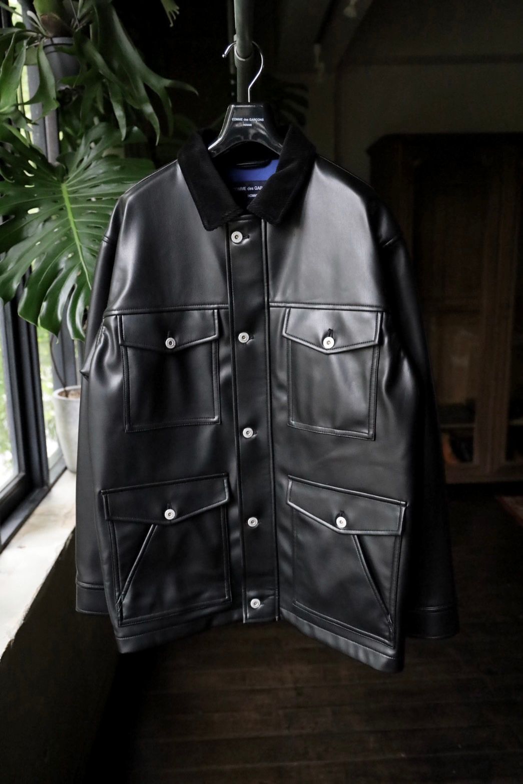 COMME des GARCONS HOMME - コムデギャルソンオム24AW フェイクレザー