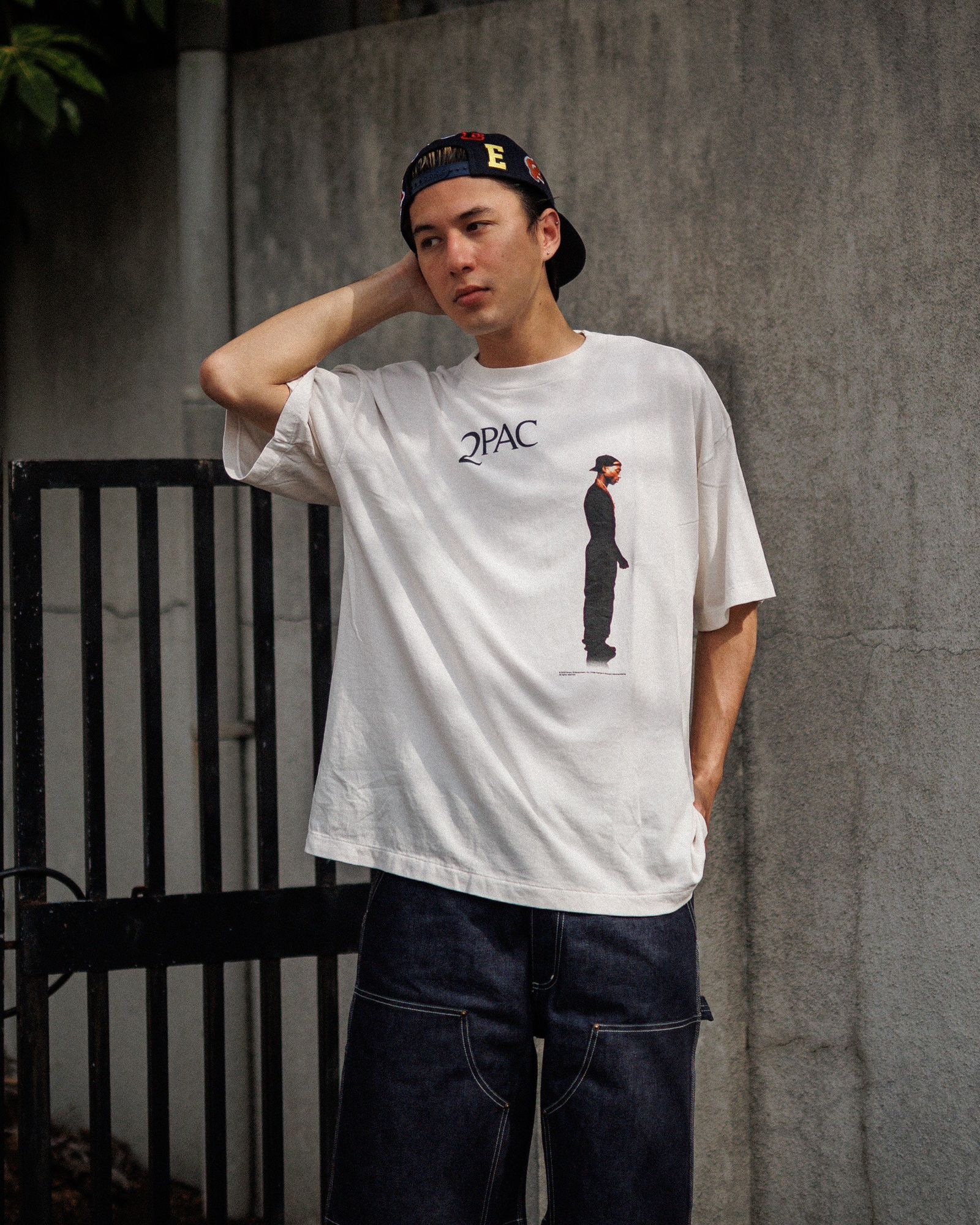 SAINT M×××××× - セントマイケル 2PAC 2PC_SS TEE(SM-HR8-0000-C15