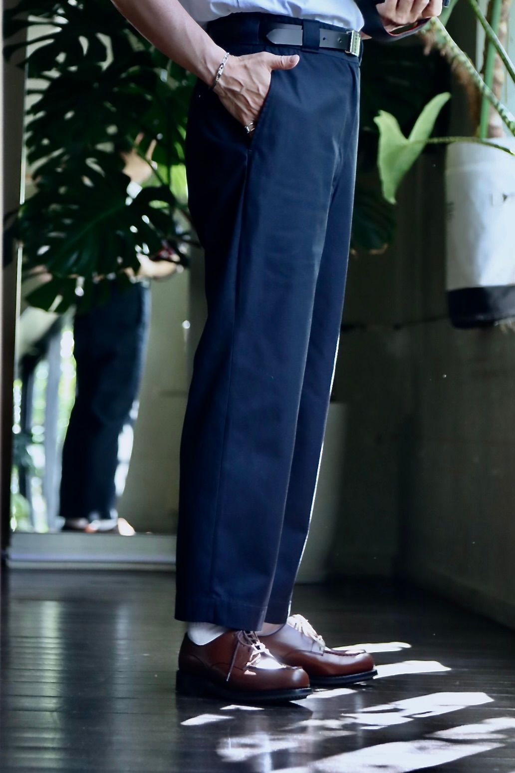 A.PRESSE - アプレッセ24SS Work Chino Trousers (24SAP-04-17K)NAVY