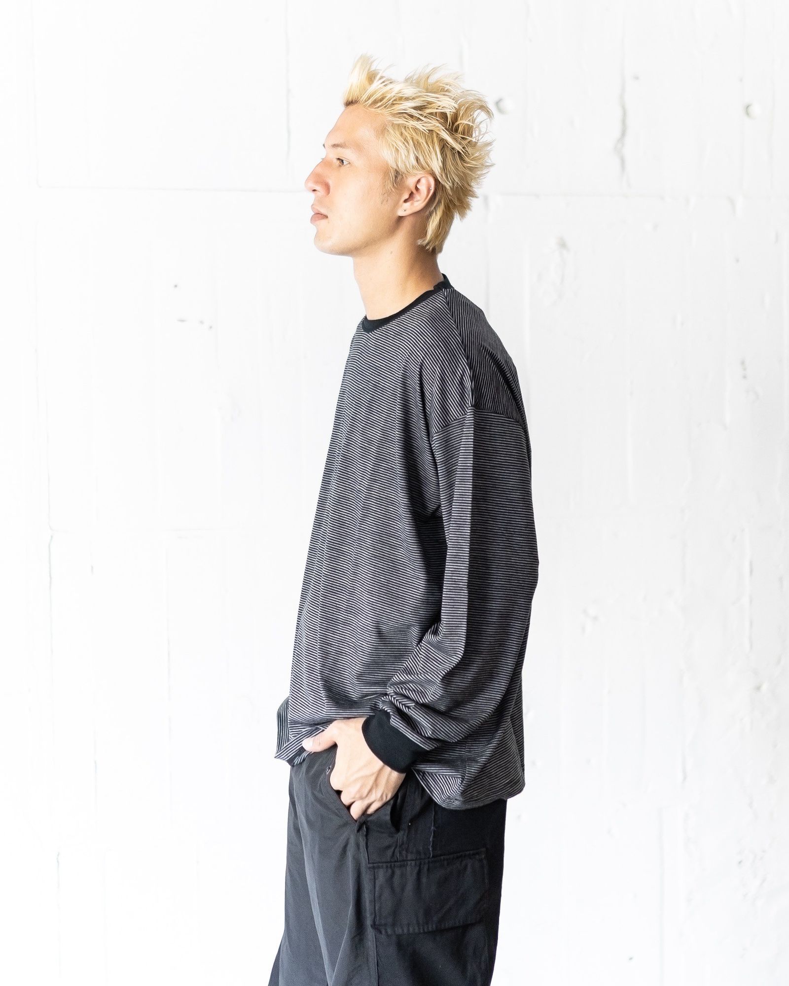 Graphpaper Wool Border L/S Tee 新作発売！ | 7107 | MARK