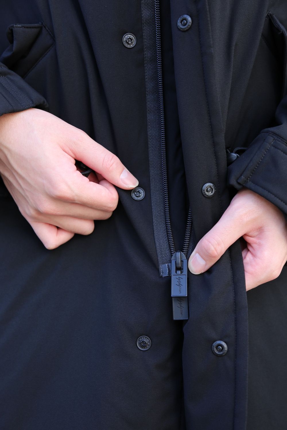 Yohji Yamamoto 2020AW 新作I-左胸片玉P付モッズコート style.2020.10