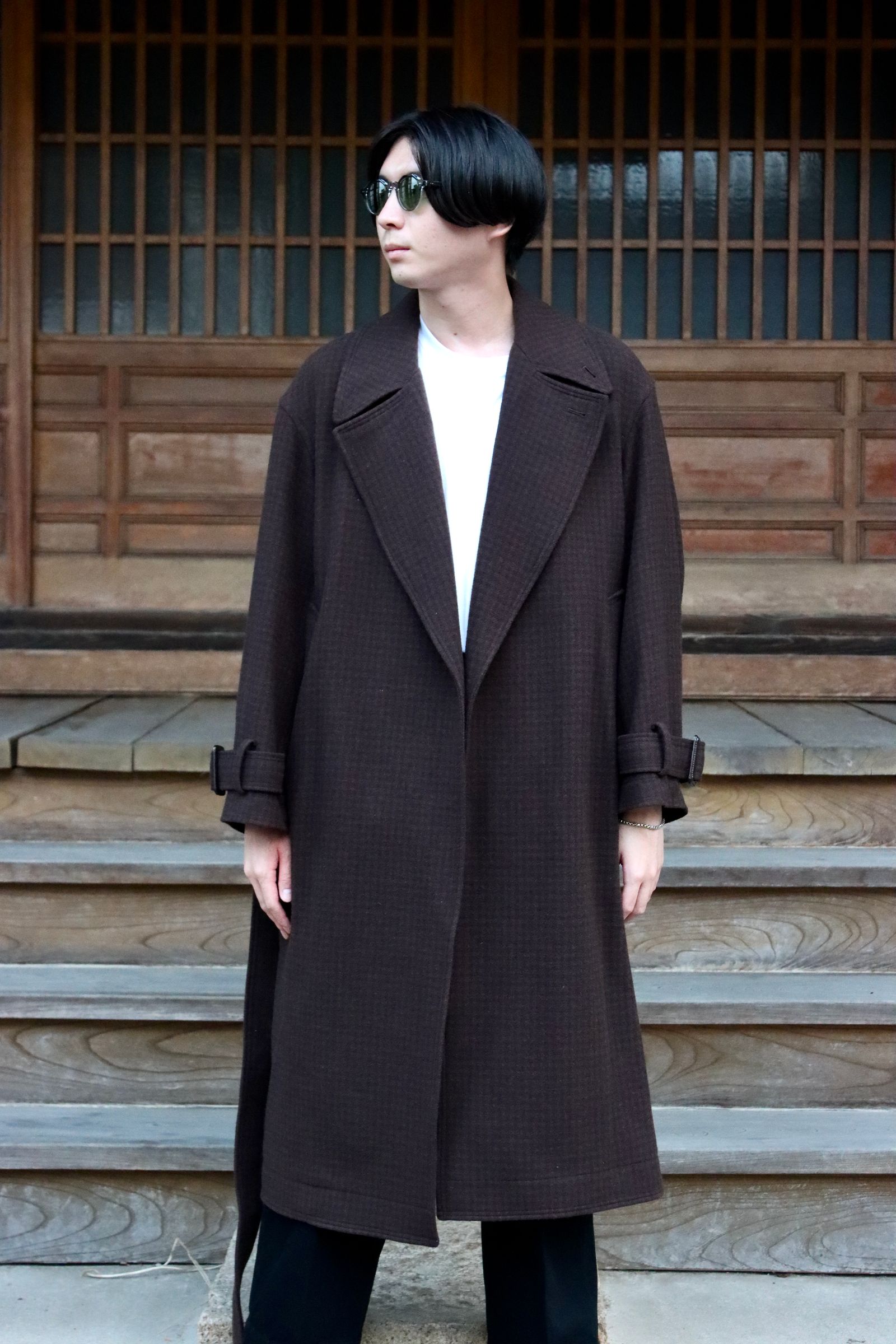 YOKE DOUBLE BREAST OVERCOAT