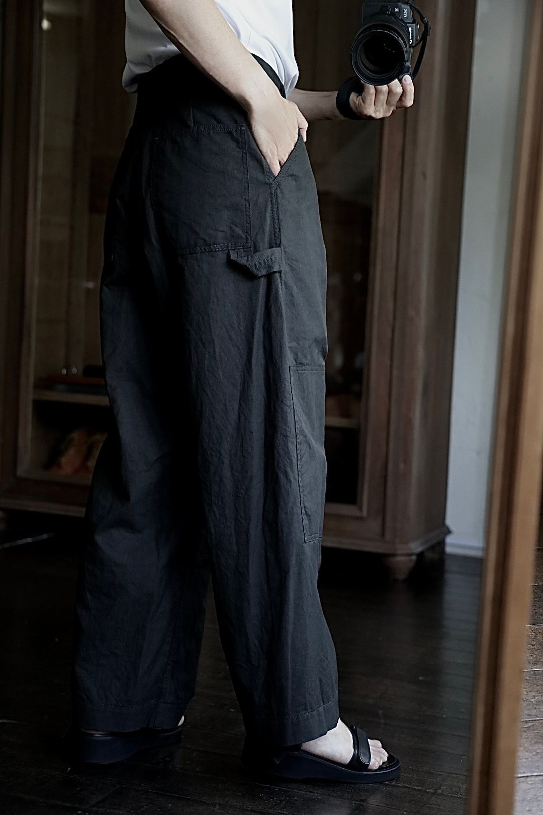 blurhms 25FW Cotton Serge Work Pantsスタイル | 6954 | MARK