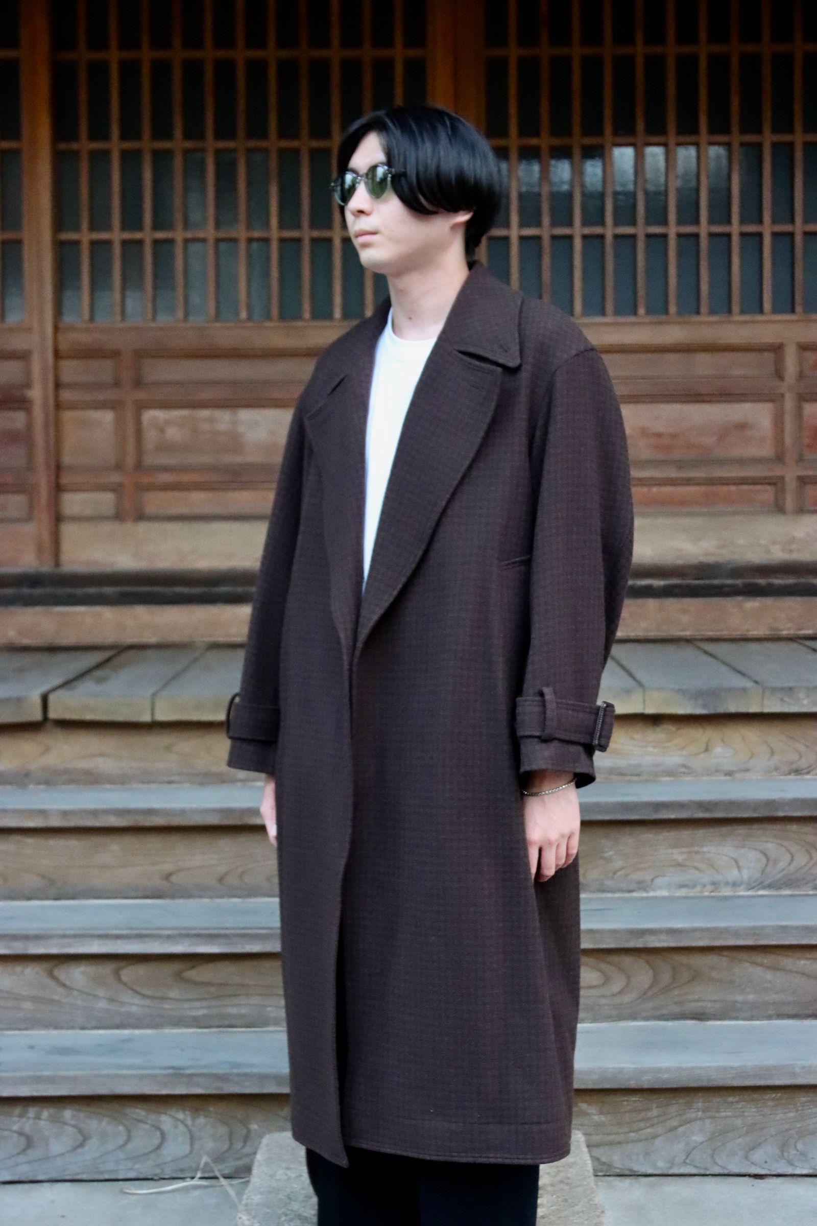 YOKE DOUBLE BREAST OVERCOAT