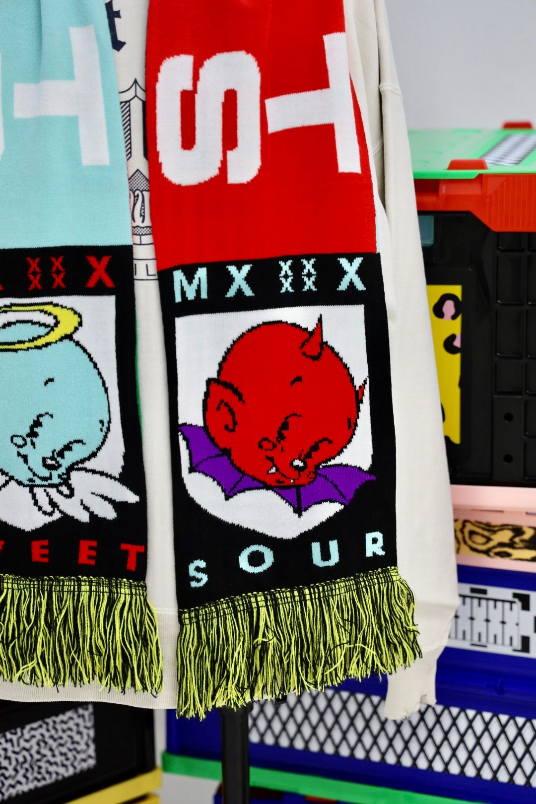 SAINT M×××××× - セントマイケル マフラー BABY MICHAEL SCARF(SM-HR1