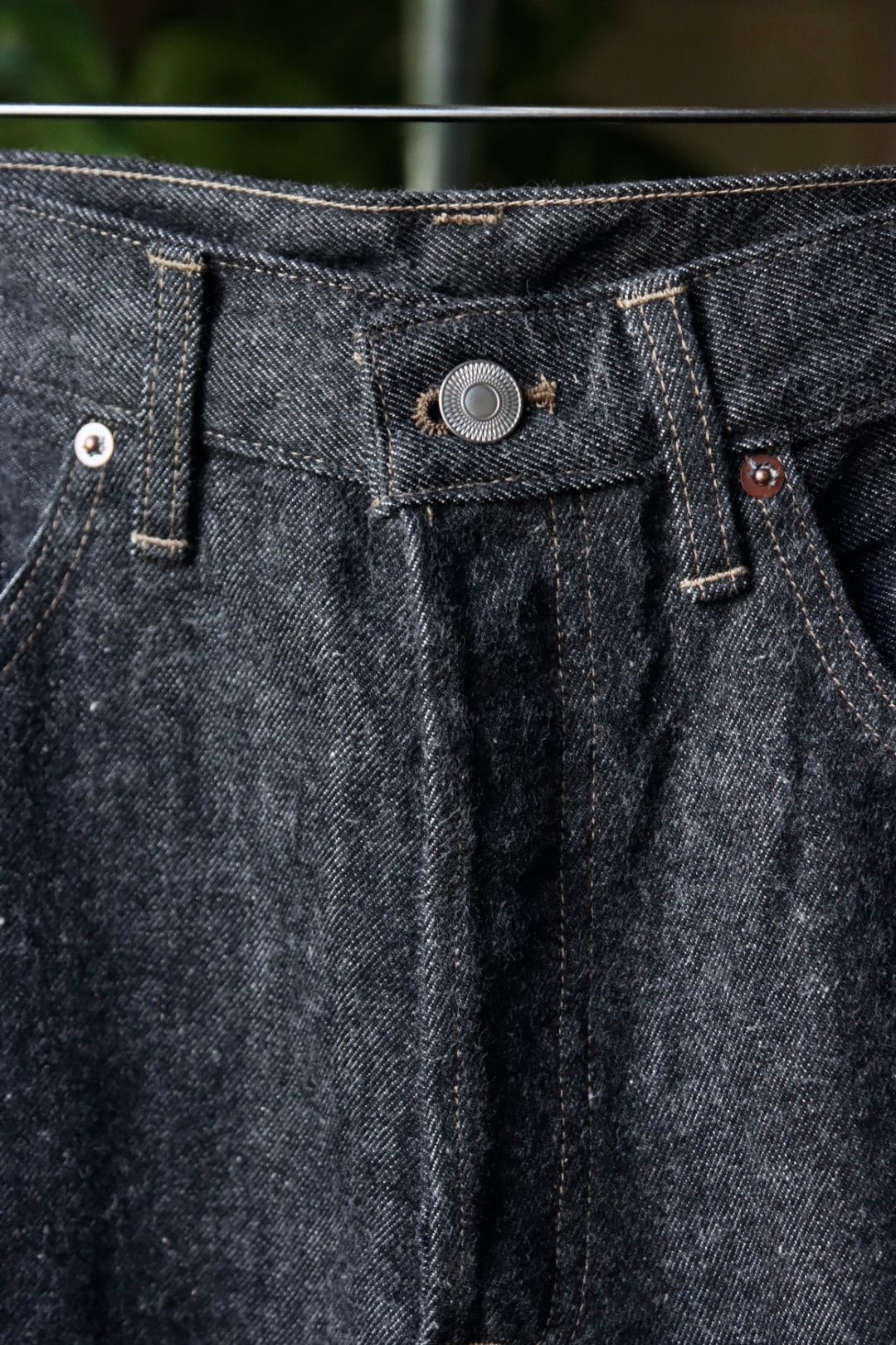 A.PRESSE - アプレッセ23AW Black Washed Denim Pants(23AAP-04-11H