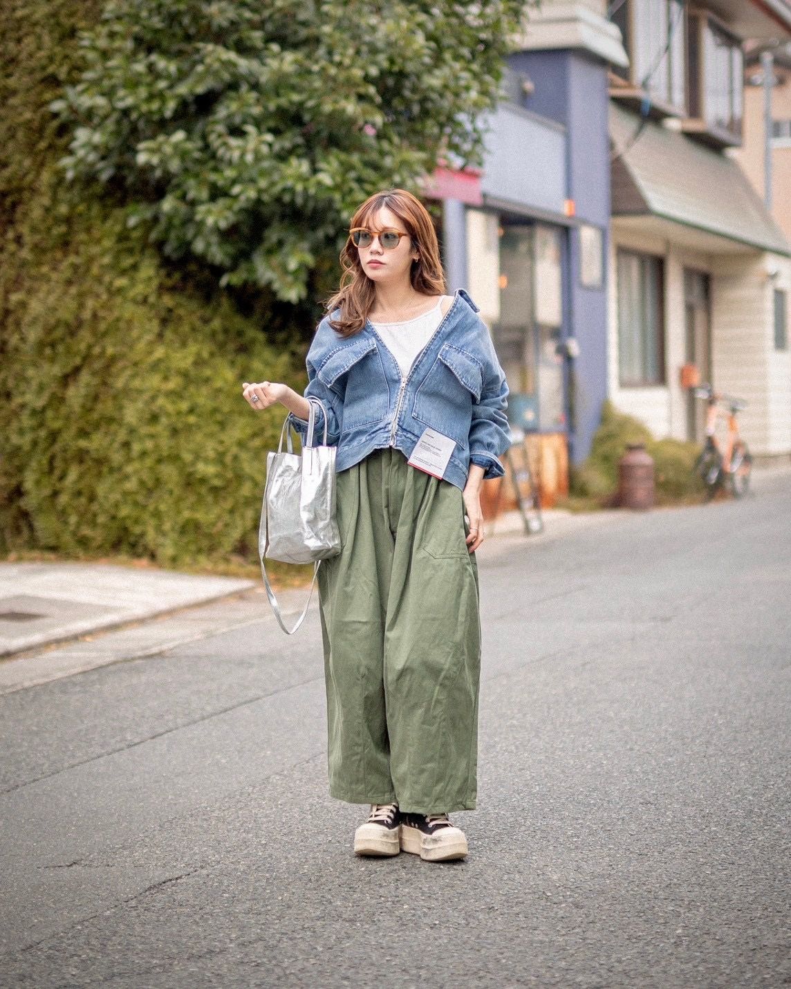 Graphpaper - Graphpaper 25SS WOMENS Selvage Denim Zip Jacket(GL251