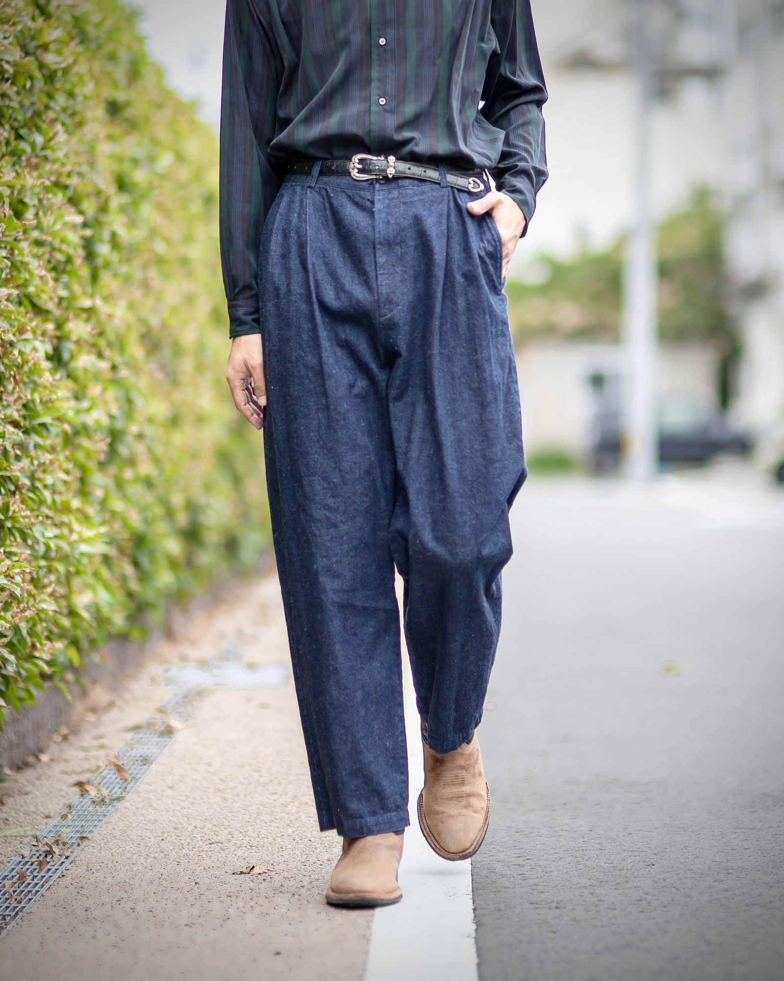 A.PRESSE - Type.1 Denim Trousers(24AAP-04-28H)INDIGO | MARK