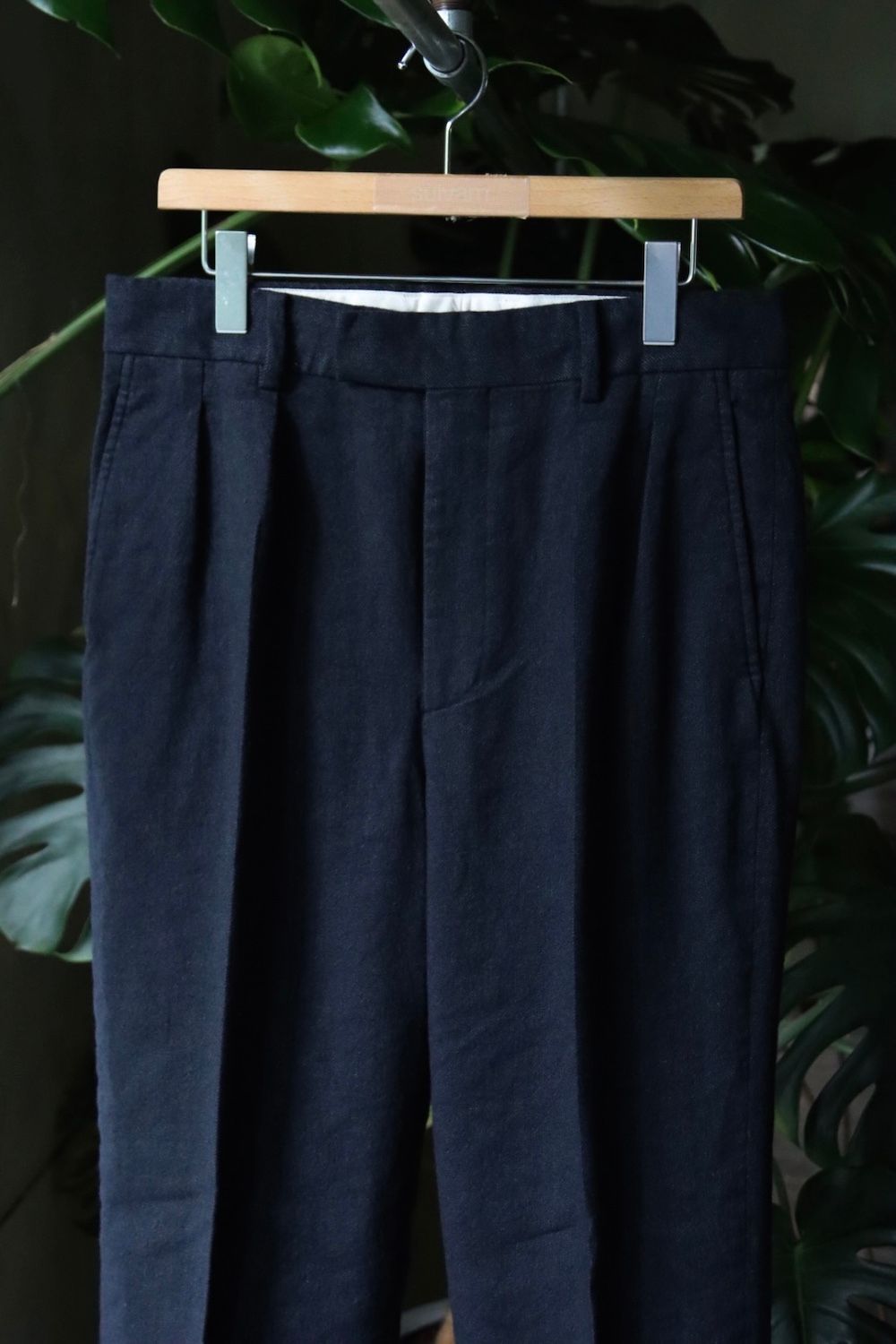 A.PRESSE - アプレッセ22FW Wide Tapered Trousers(22AAP-04-03M)NAVY