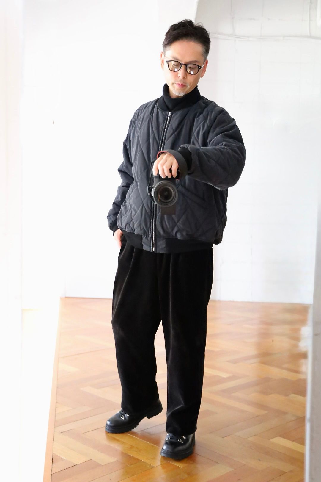 A.PRESSE Vintage US NAVY Souvenir Velour Jacketスタイル | 5879 | MARK