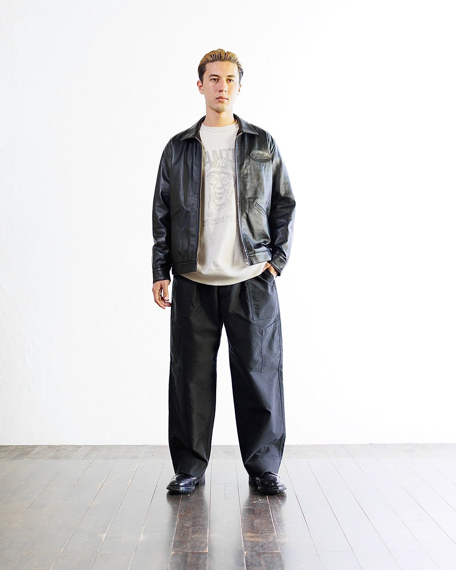 LASTMAN LEATHER DRIZZLER JACKET スタイル | 5665 | MARK