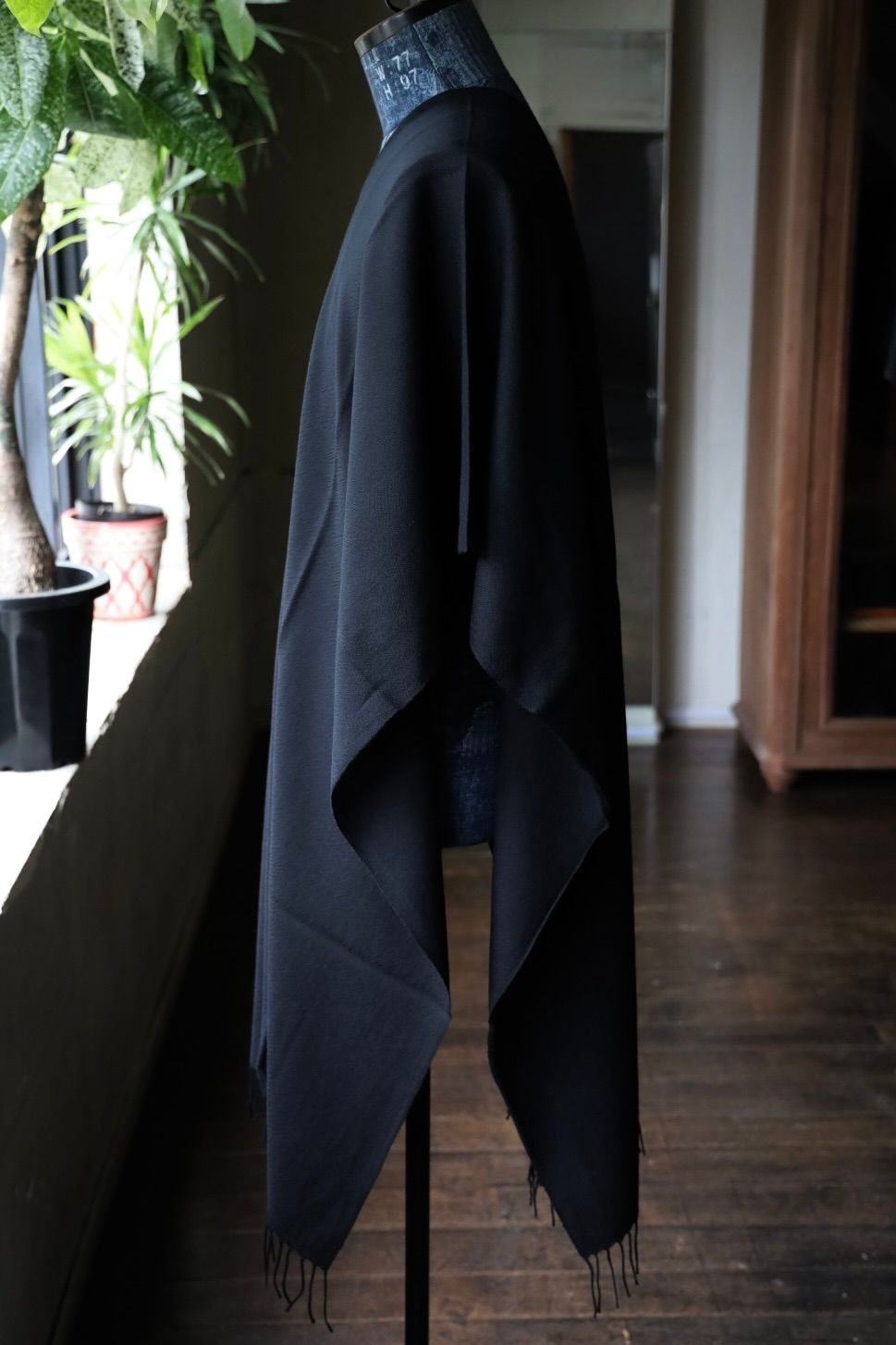 yohji yamamoto - Yohji Yamamoto 25AW ウール糸綾織りマフラー(HL-L01