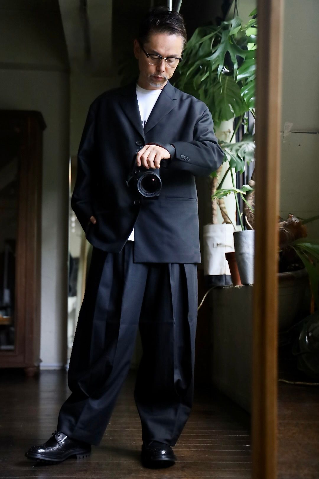 COMME des GARCONS HOMME - コムデギャルソンオム24AW ウールサージ