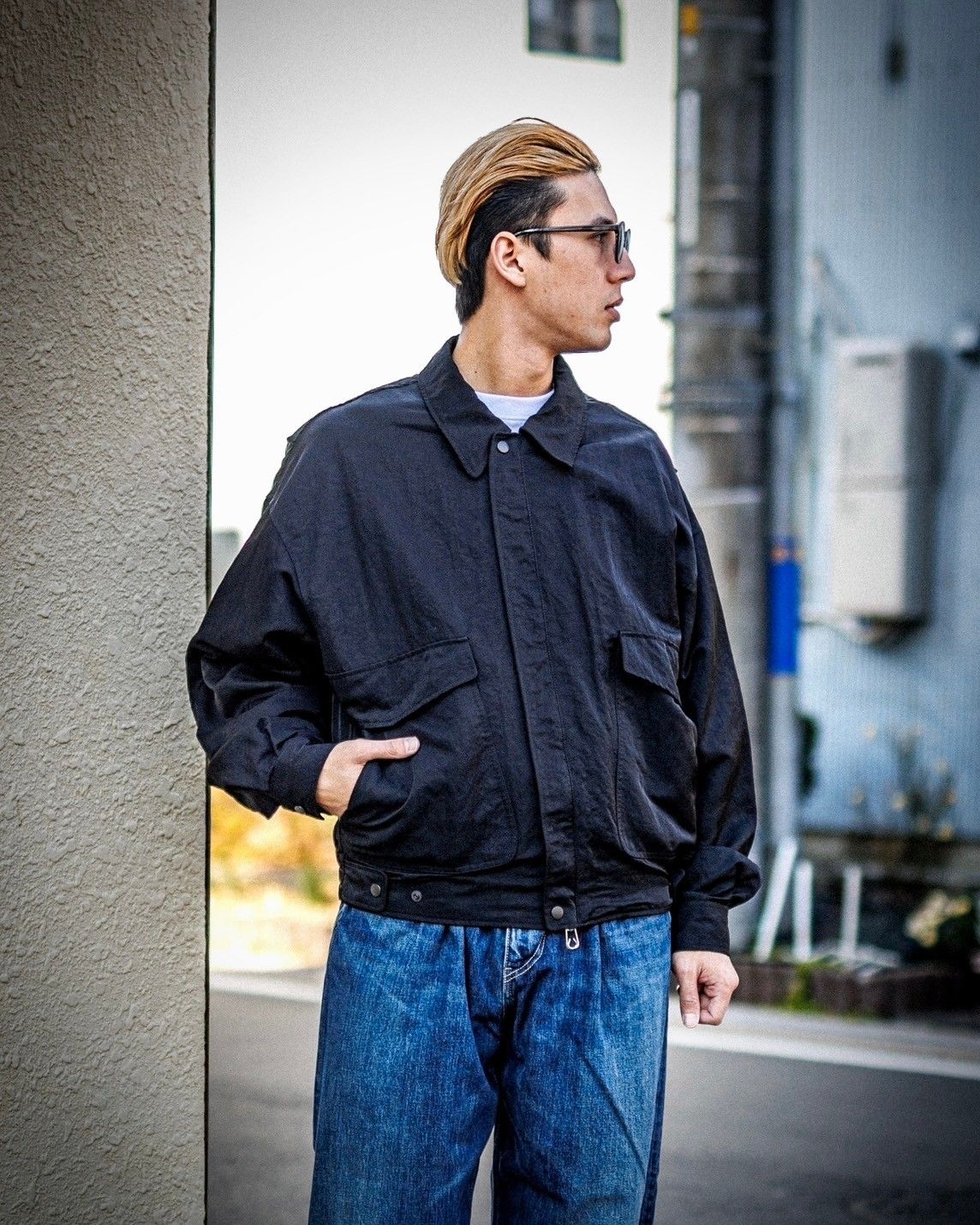 YOKE - ヨーク25SS NYLON BOMBER JACKET(YK25SS0909B)BLACK☆1月18日
