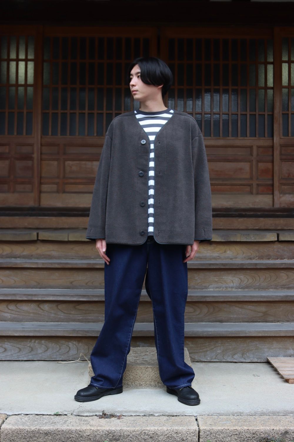 Graphpaper Wool Boa Liner Blouson(GM213-70207) style.2021.9.13