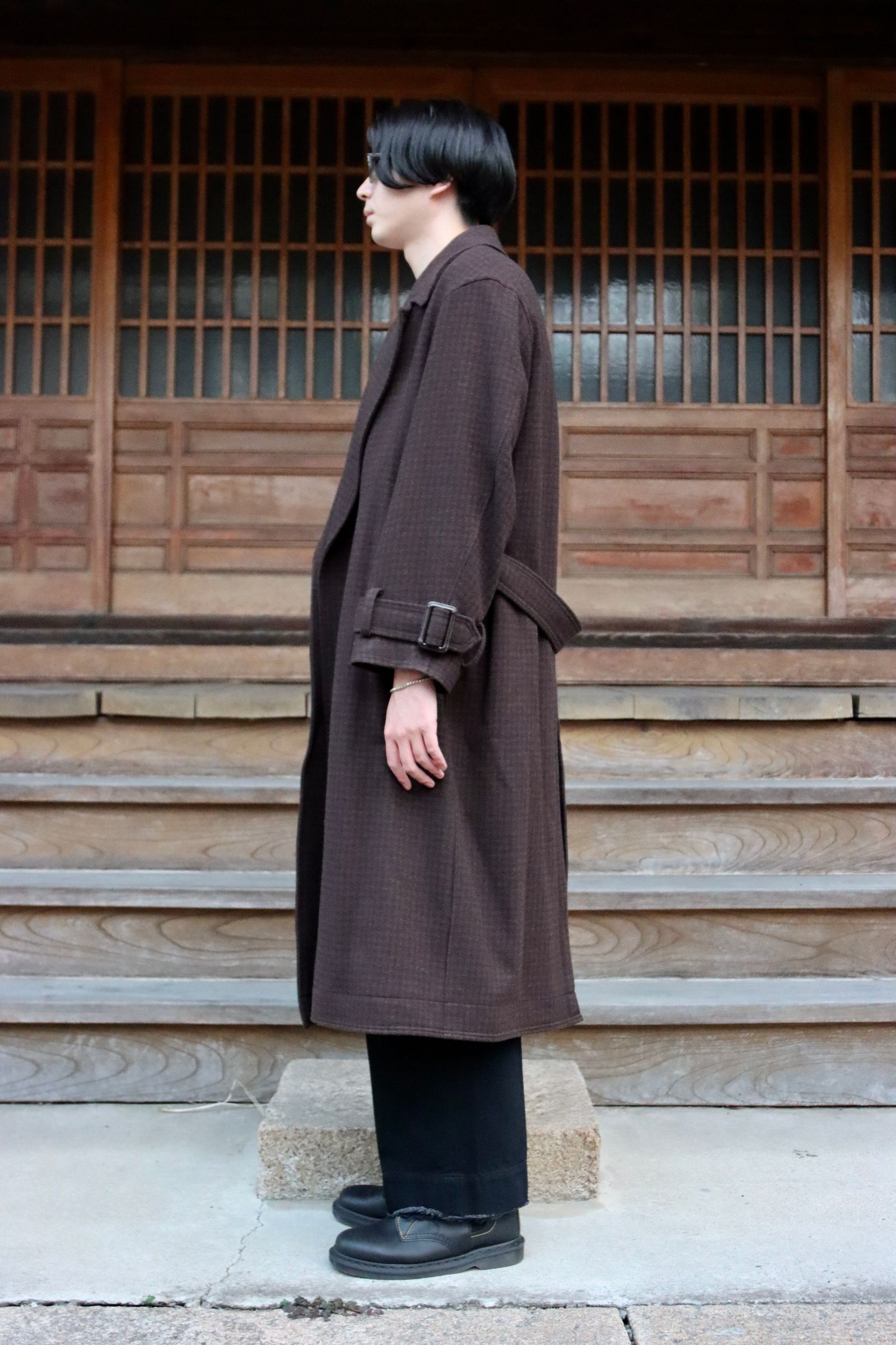 YOKE DOUBLE BREAST OVERCOAT