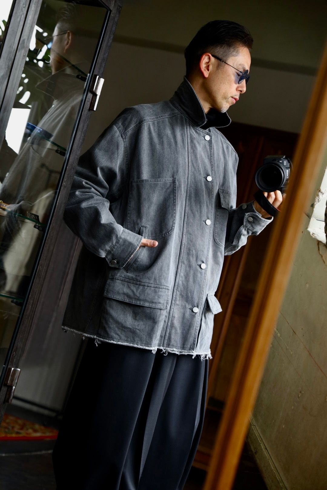 YOKE - ヨーク25SS カバーオールCOTTON CUT-OFF COVERALL JACKET