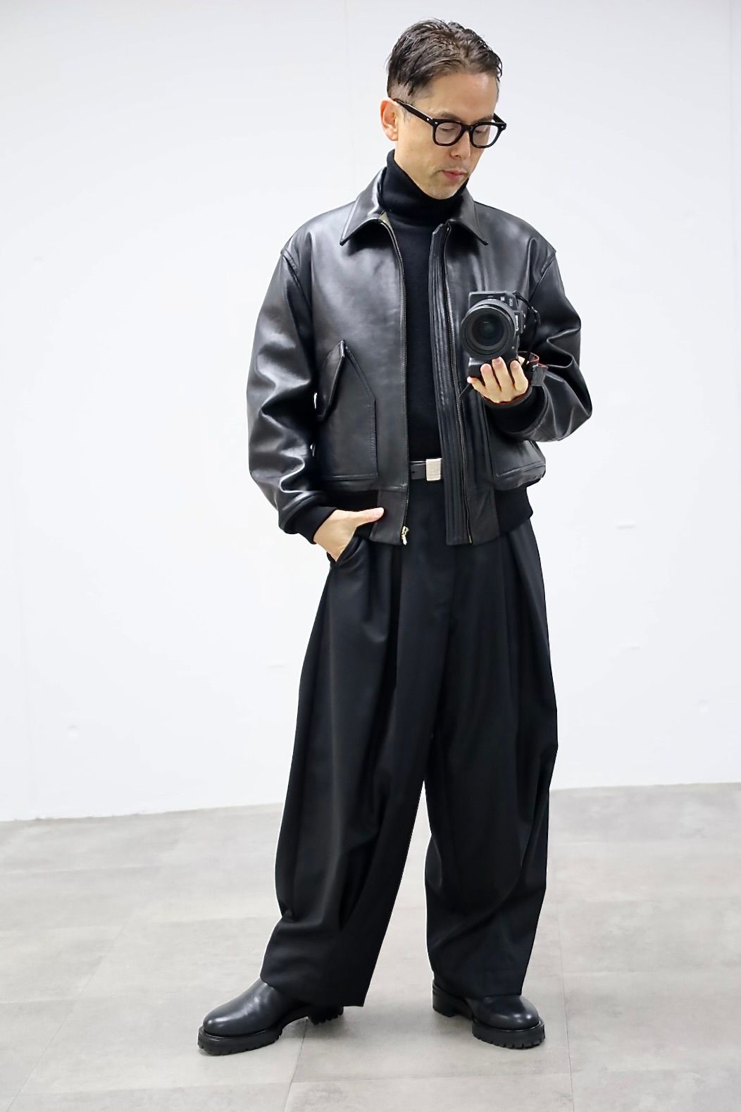 A.PRESSE 2026 STYLE1 Leather CWU-45 Flight Jacketスタイル | 7609