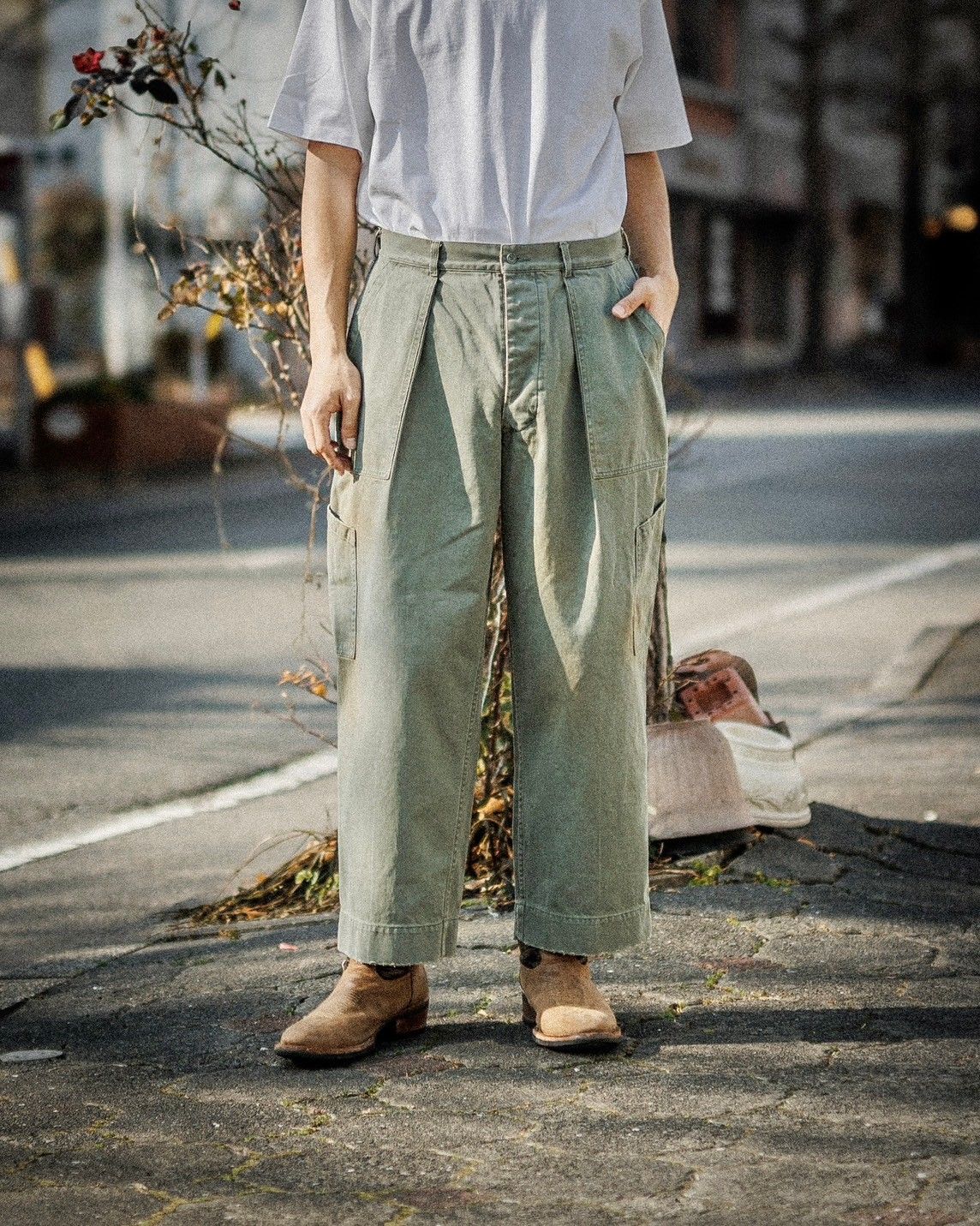 A.PRESSE - アプレッセ Vintage USAF Hemmed Bottoms(25SAP-04-14T