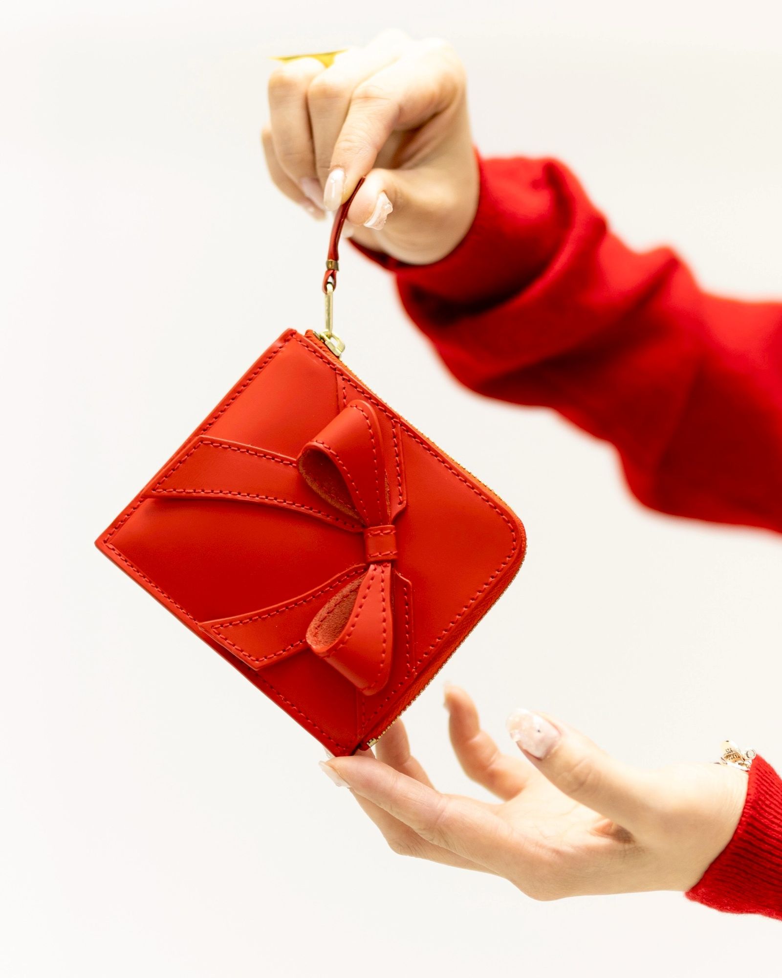 Wallet COMME des GARCONS - コムデギャルソン 財布 Big Bow Zip