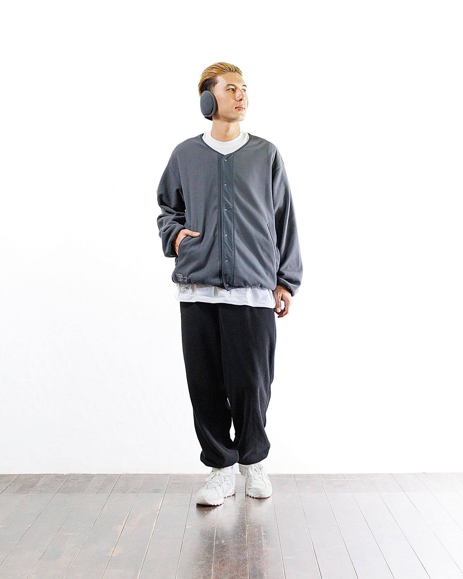 FreshService SYNTHETIC FLEECE CARDIGAN(GRAY)スタイル 10月5日(土