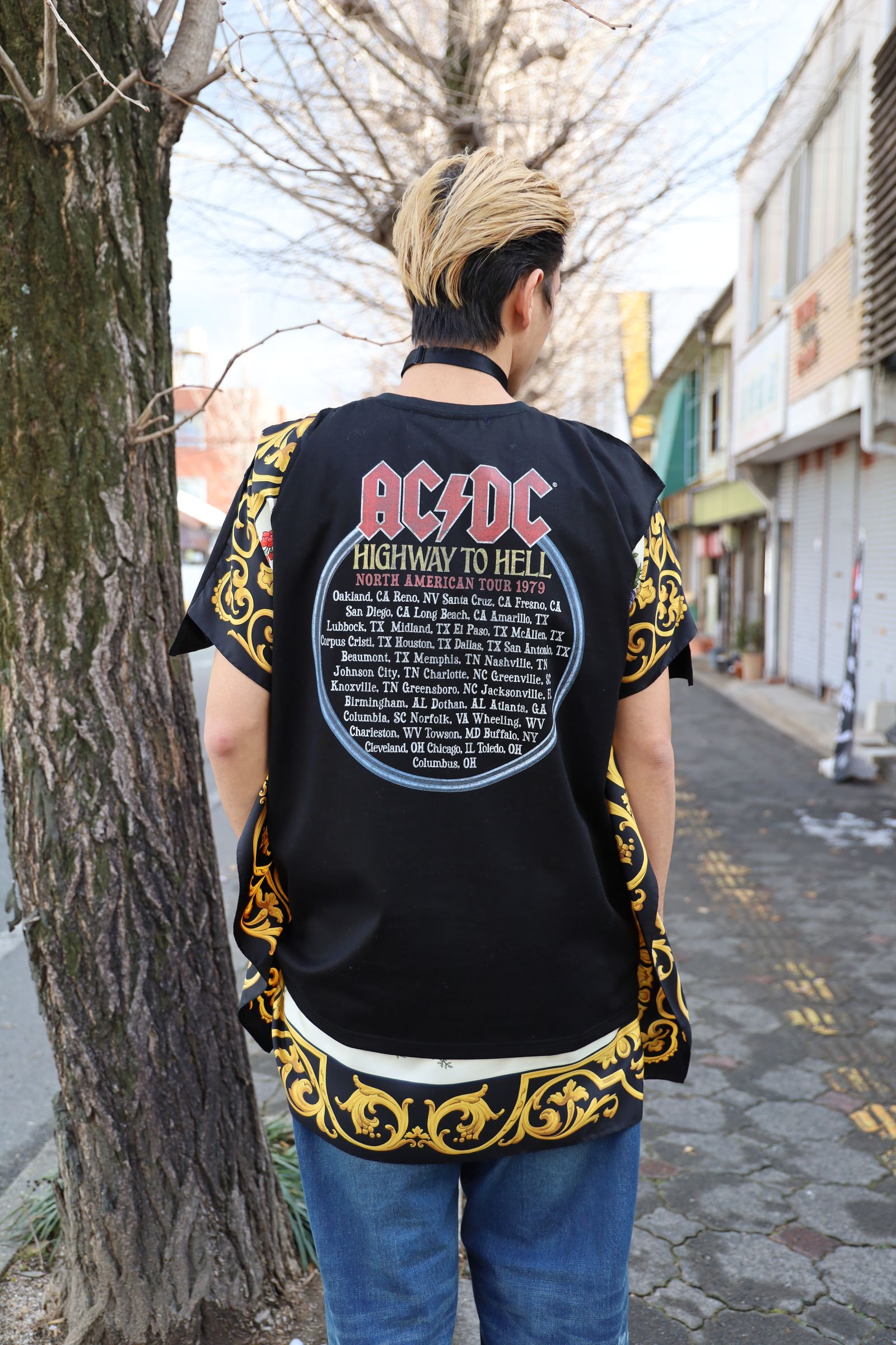 JUNYA WATANABE MAN - ジュンヤワタナベマン×AC/DCコラボシルク