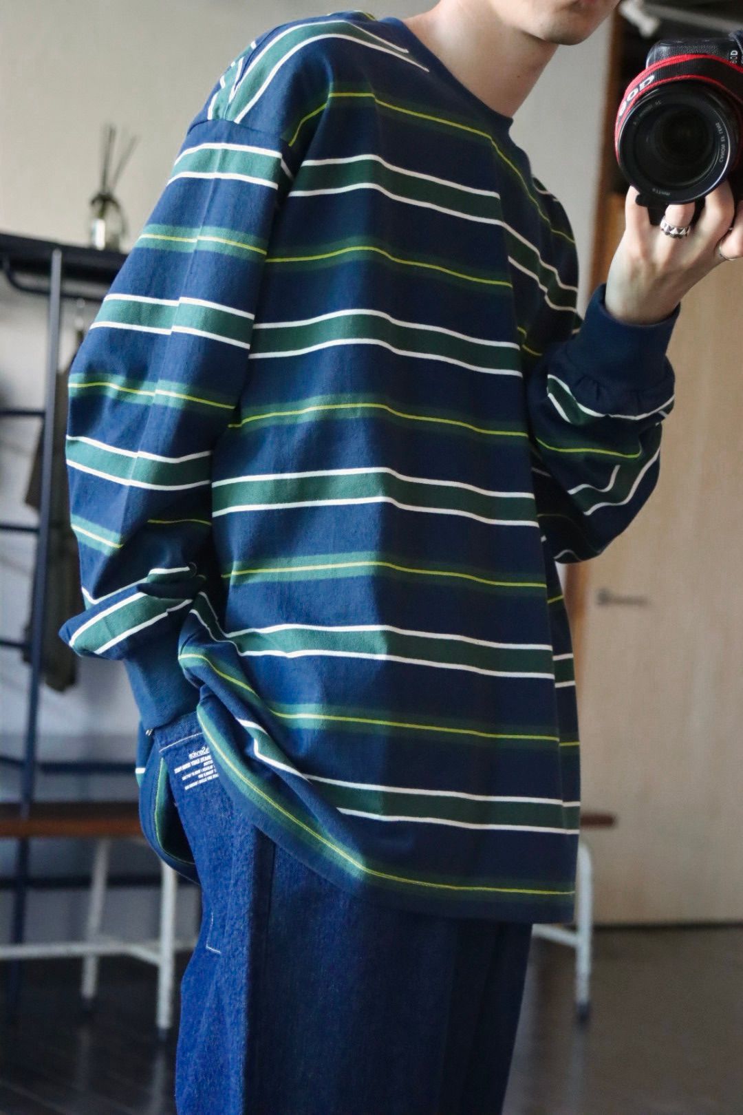 FreshService フレッシュサービス 23AW MULTI BORDER L/S TEEスタイル