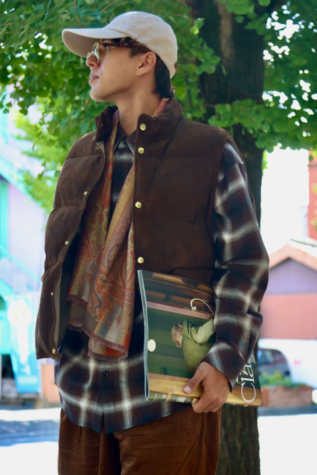 A.PRESSE - アプレッセ23AWダウンベストSuede Down Vest(23AAP-01-27H