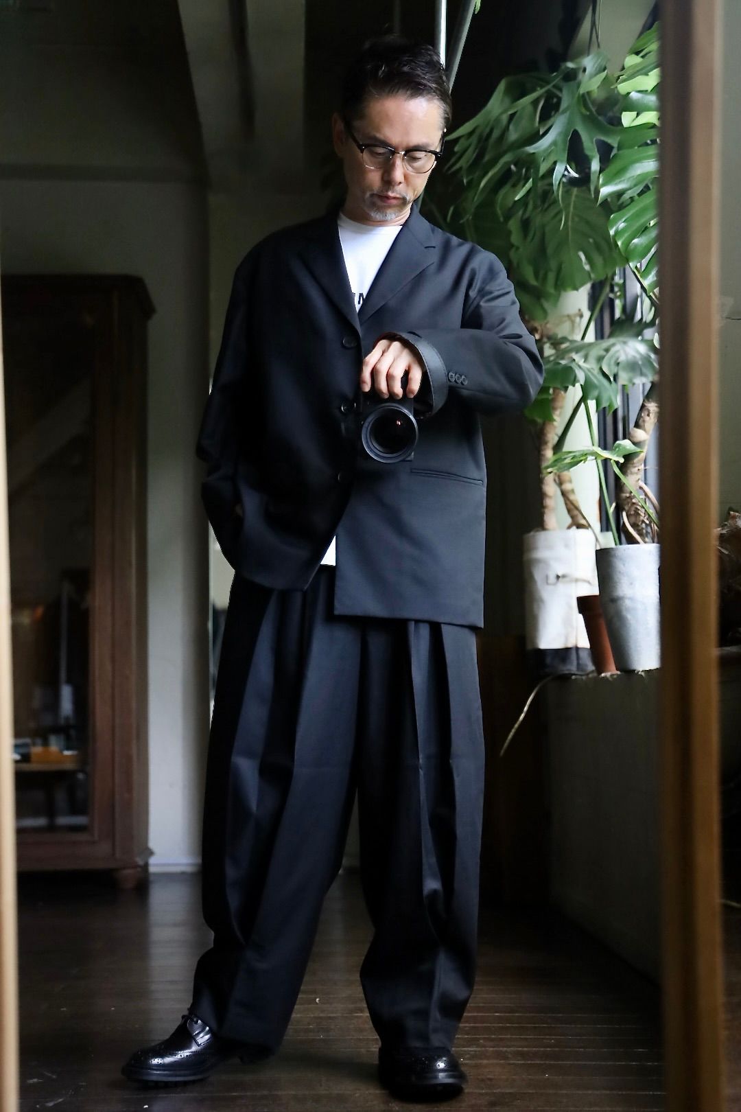 COMME des GARCONS HOMME - コムデギャルソンオム24AW ウールサージ