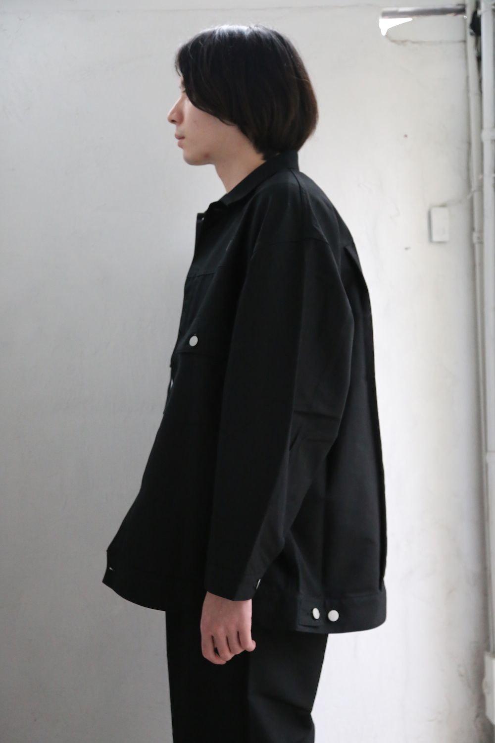 Graphpaper2020AW 新作Double Cloth Peach Trucker Jacket style