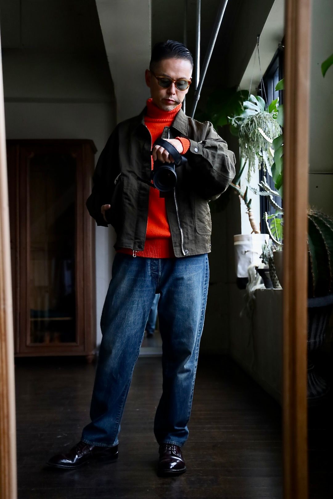 YOKE NYLON BOMBER JACKET