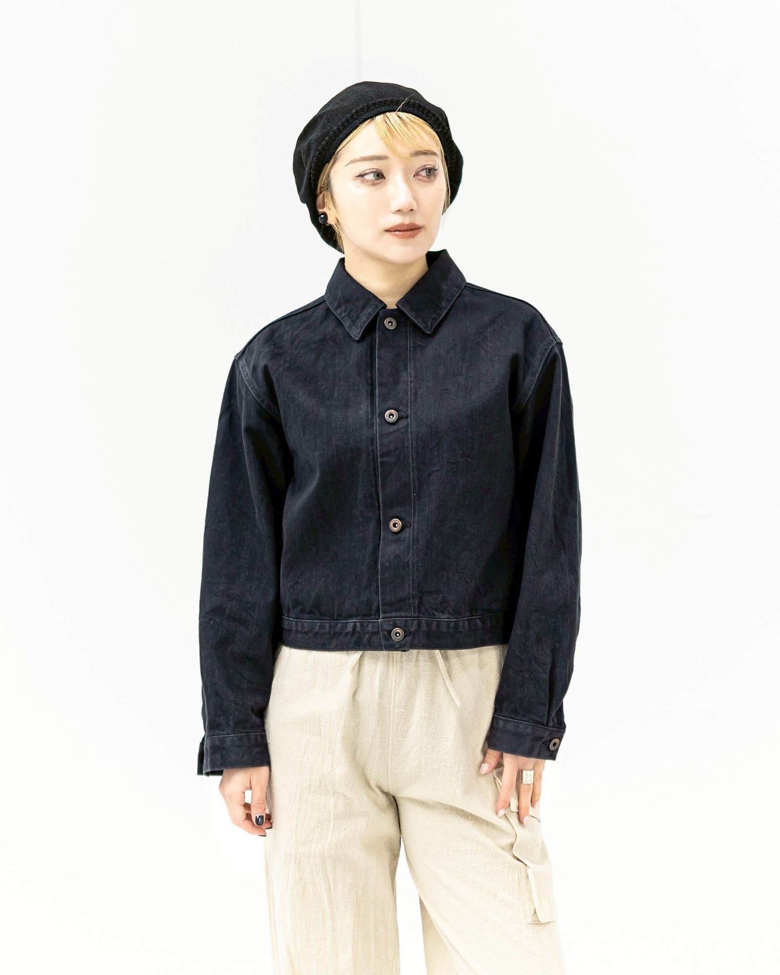 blurhms - blurhms Women's 26SS 12.9oz Denim Proto Jacket(BHS26S011