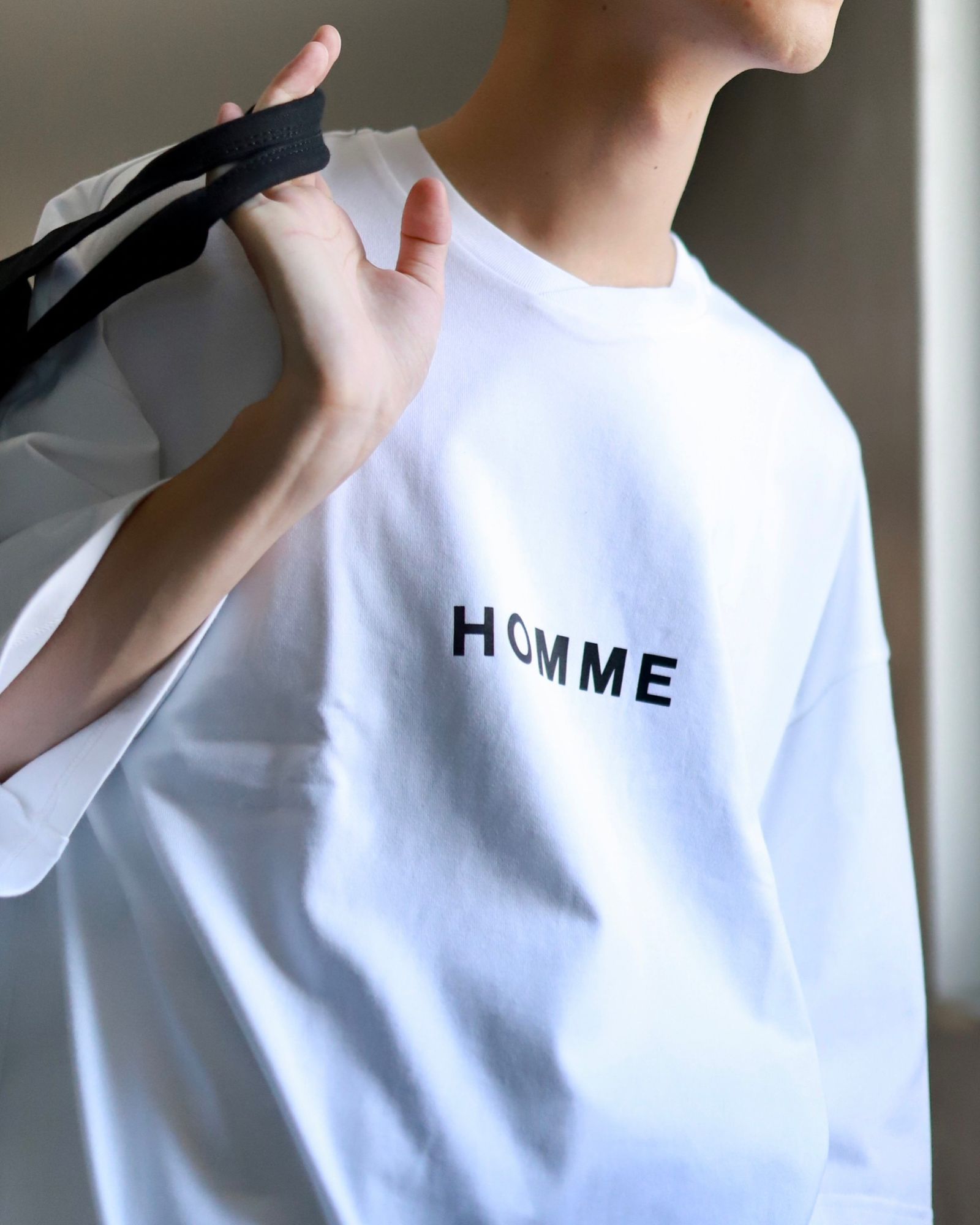 COMME des GARCONS HOMME コムデギャルソンオム 23AW 綿天竺ロゴ