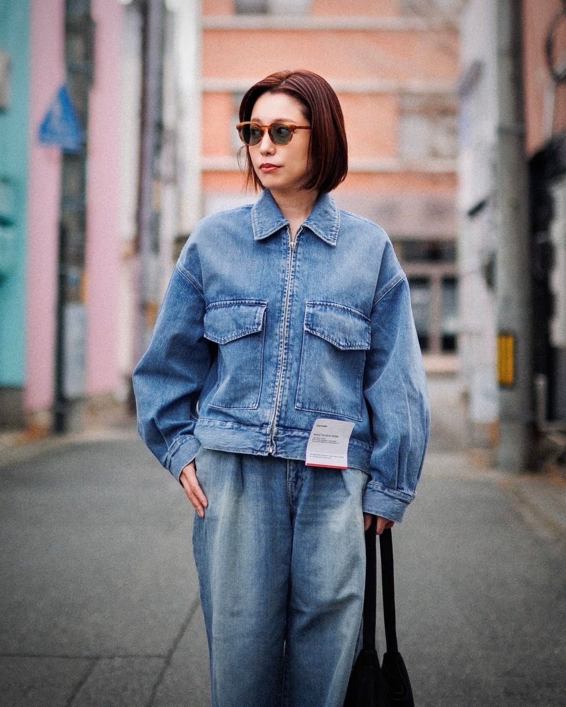 Graphpaper - Graphpaper 25SS WOMENS Selvage Denim Zip Jacket(GL251