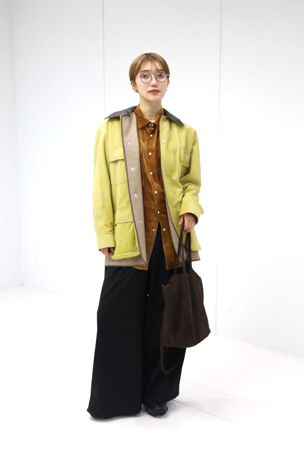 YOKE Nuback Leather Coverall Jacket STYLE.2025.10.28 | 7386 | MARK